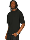 Casual Ringspun Core Boxy Oversize Tall T CRBT25 - Black