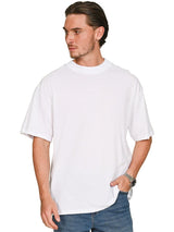 Casual Ringspun Core Extended Neck T CRBT40 - White