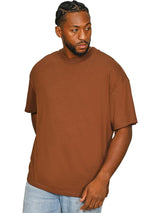 Casual Ringspun Core Extended Neck T CRBT40 - Chocolate