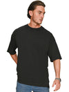 Casual Ringspun Acid Wash Oversize T CRBTAC30 - Acid Black