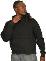 Casual Classic Ringspun Blended Boxy Oversize Hoodie CRBHS20 - Black