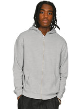 Casual Ringspun Blended Core Zip Hood CRBHS40 - Ash Grey