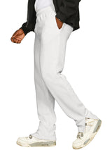 Casual Classics Ringspun Blended Core Split Hem Jog Pant Regular CRBJP40 - White