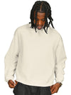 Casual Ringspun Blend Boxy Oversize Extended Neck Sweat CRBSW20 - Ecru