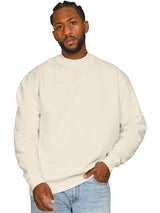 Casual Ringspun Blended Oversize Extended Neck Sweat CRBSW40 - Ecru