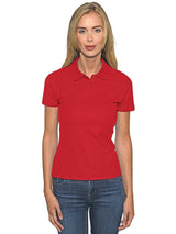 Casual Classics Ladies Polo C101L - Red