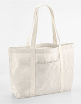 Westford Mill Striped Organic Cotton Shopper W255