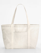 Westford Mill Striped Organic Cotton Shopper W255