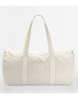 Westford Mill Striped Organic Cotton Barrel Bag W258