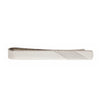 Diagonal Lines on End Rhodium Plate Tie Slide by Dalaco