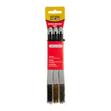 Fit For The Job 3pc Soft Grip Mini Wire Brush Set