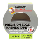 ProDec Advance 48mm x 50m Low Tack Precision Edge Masking Tape