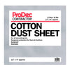ProDec Contractor 12' x 9' Contractor Cotton Twill Dust Sheet