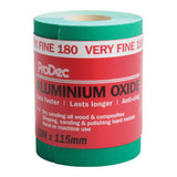 ProDec 10m Green Aluminium Oxide - 180 Grit