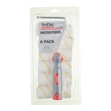 ProDec Advance 6 pk 4" Short Pile 30mm Core Microfibre Mini Roller & Frame Set