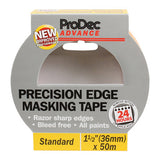 ProDec Advance 36mm x 50m Precision Edge Masking Tape