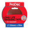 ProDec 2" x 50m Long Life Masking Tape