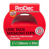 ProDec 1.5" x 50m General Purpose Low Tack Masking Tape