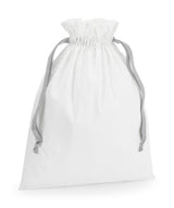 Westford Mill Cotton Bag with Ribbon Cord W121